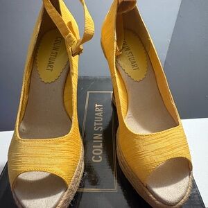Colin Stuart Vibrant Yellow Espadrilles